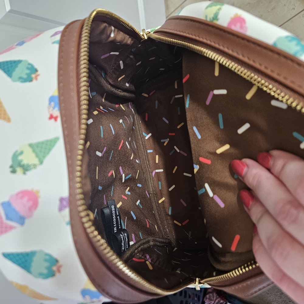 Loungefly Brown and Yellow Whimsical Dessert Backpack - Picture 5 of 6